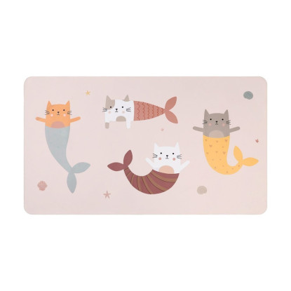 Toalla Playa Microfibra Mermaid Cats MONNEKA