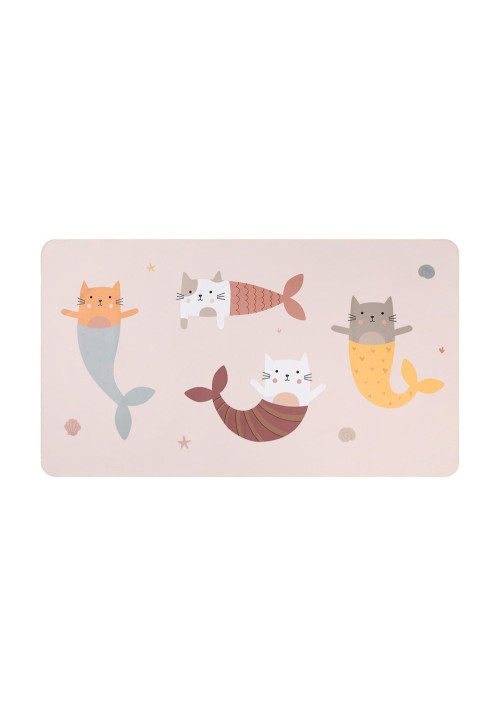 Toalla Playa Microfibra Mermaid Cats MONNEKA