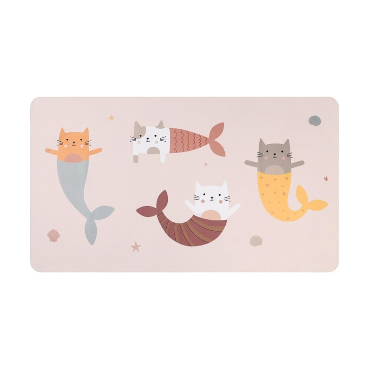 Toalla Playa Microfibra Mermaid Cats MONNEKA