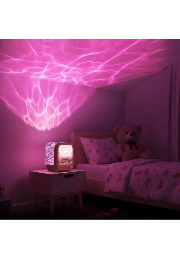 Lámpara Altavoz Proyector WAVY - Rosa MOB