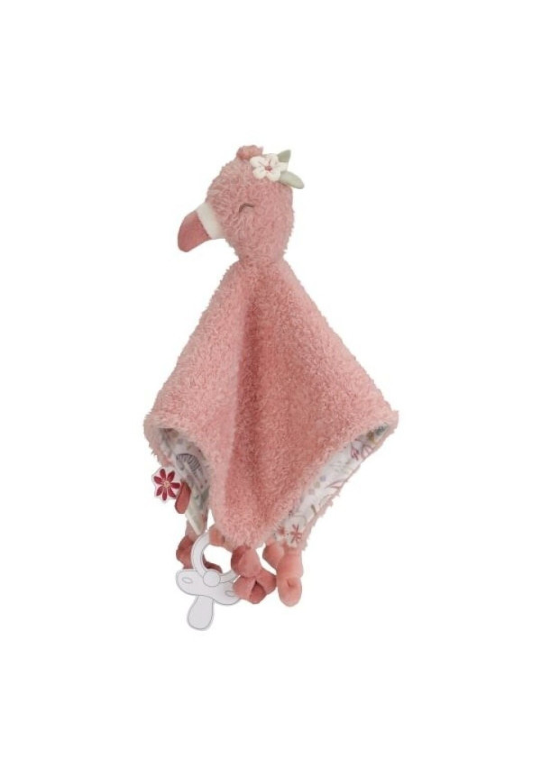 Doudou flamenco Safari Friends LITTLE DUTCH
