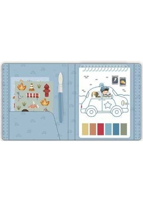 Set de pintura agua Jim vehículos LITTLE DUTCH