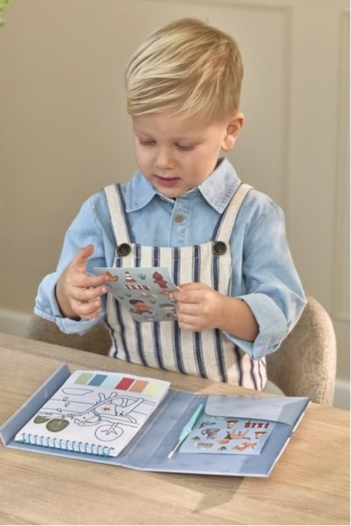 Set de pintura agua Jim vehículos LITTLE DUTCH