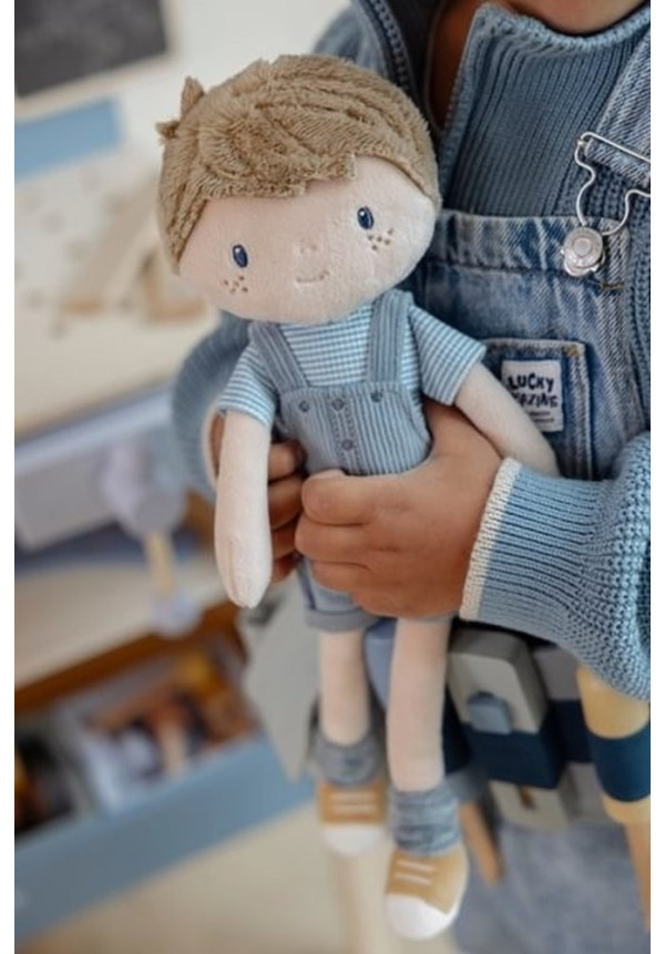 Muñeco de tela blandito 35 cm Jim LITTLE DUTCH