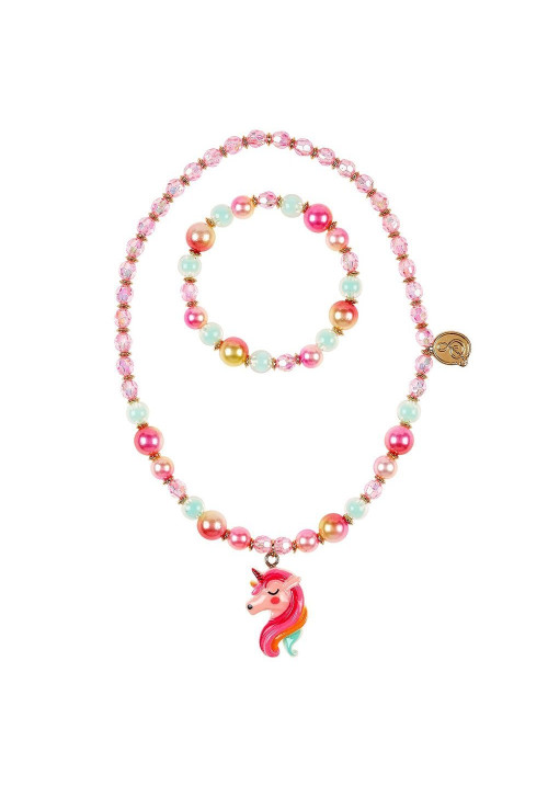 Conjunto de collar y pulsera Sloane unicornio SOUZA