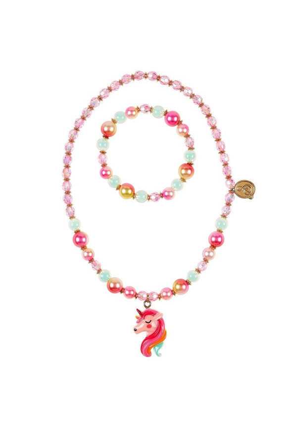 Conjunto de collar y pulsera Sloane unicornio SOUZA