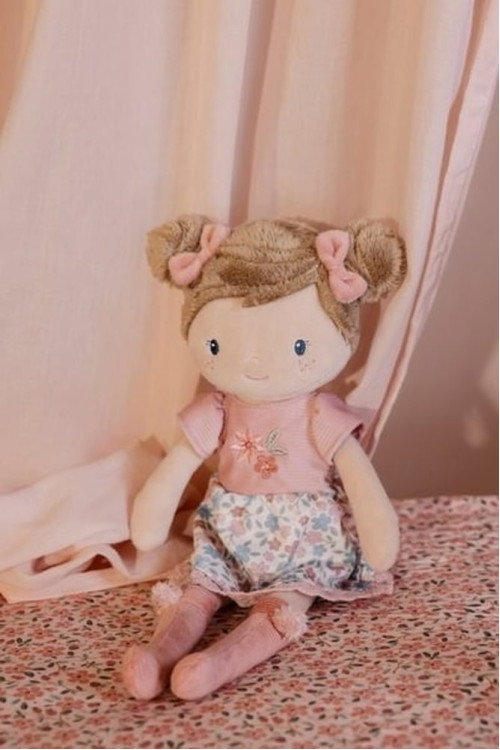 Muñeca de tela blandita 35 cm Rosa LITTLE DUTCH