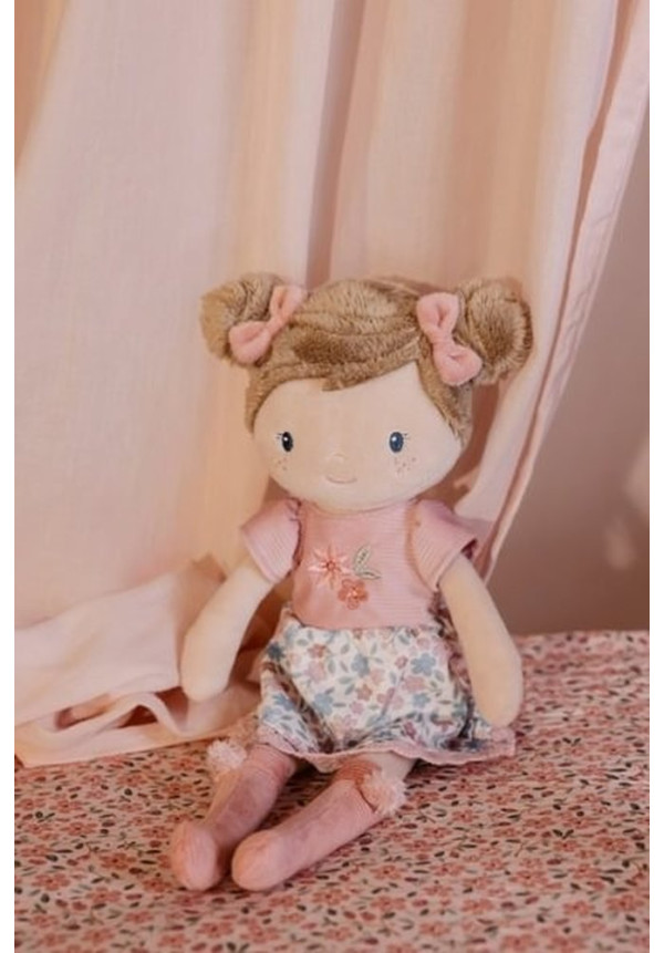 Muñeca de tela blandita 35 cm Rosa LITTLE DUTCH