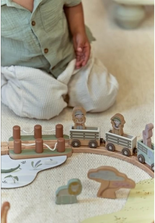 Sistema de tren Safari Friends LITTLE DUTCH