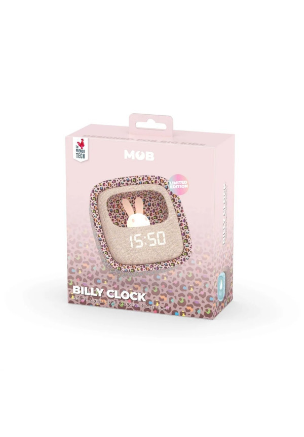 Despertador y Luz Nocturna BILLY CLOCK - Leopardo MOB 