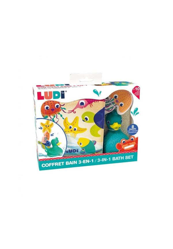 Conjunto para baño libro y animales LUDI