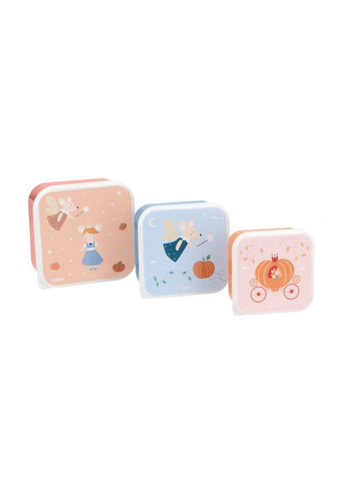 3 Cajas Almuerzo Mouse Fairies TUTETE
