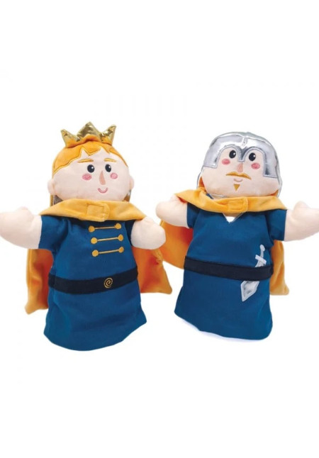  Marionetas de doble cara Príncipe - Caballero 25 cm SVOORA