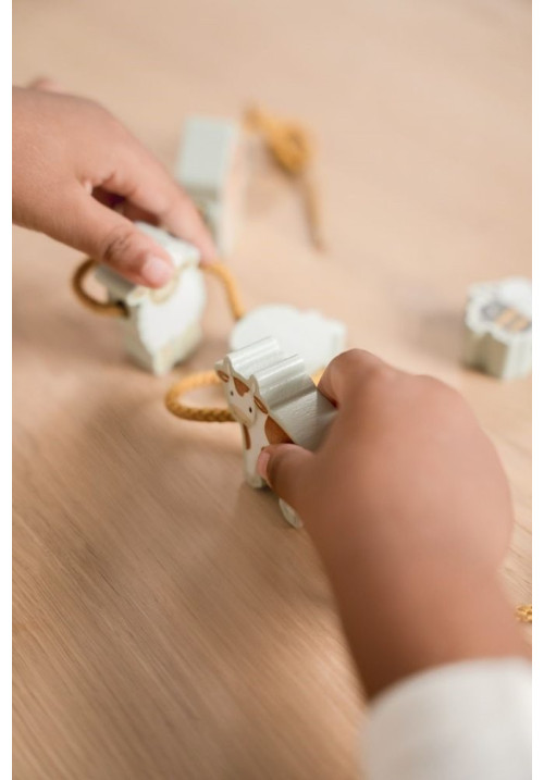 Figuras de madera para enlazar granja LITTLE DUTCH