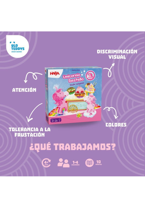 Unicornio Destello– Dados Mágicos HABA