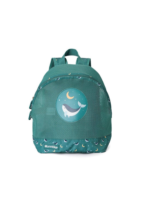 Mochila Infantil Antiarena Whale Teal MONNEKA