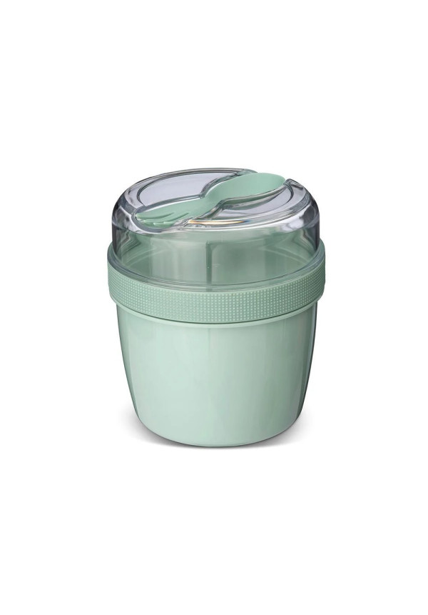 Fiambrera Snack N'ice Cup con Disco Refrigerante Verde CARL OSCAR