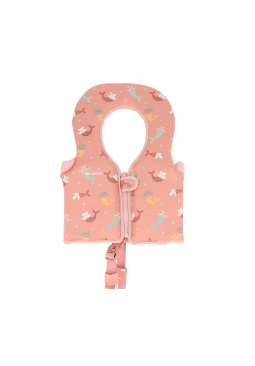 Chaleco Flotador Aprendizaje Mermaid Cats Talla 1-2 años MONNEKA