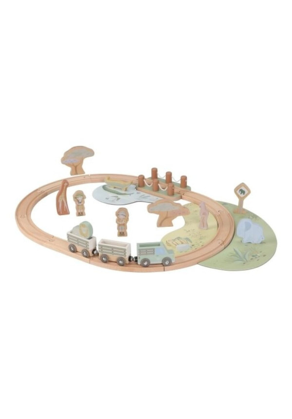 Sistema de tren Safari Friends LITTLE DUTCH