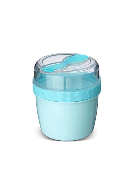 Fiambrera Snack N'ice Cup con Disco Refrigerante Azul CARL OSCAR