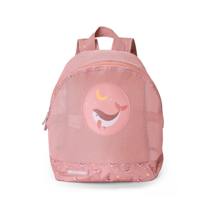 Mochila Infantil Antiarena Whale Pink MONNEKA
