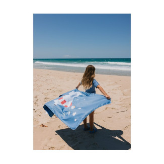 Toalla Playa Microfibra Hippos MONNEKA