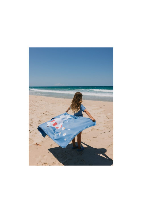 Toalla Playa Microfibra Hippos MONNEKA