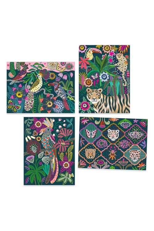 Cuadros para rascar Rococo DJECO