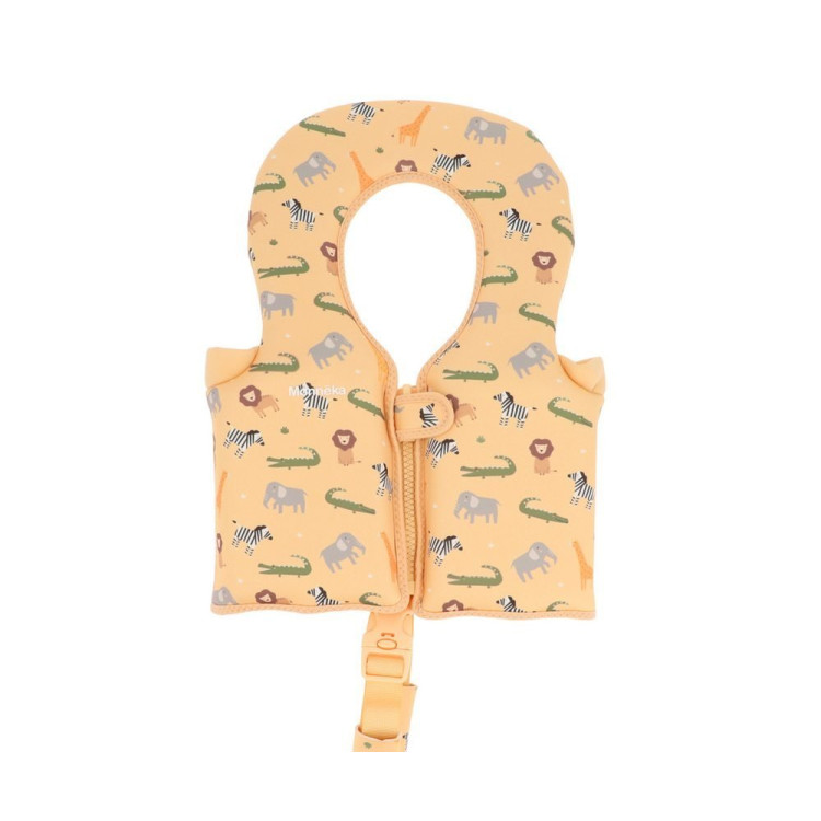 Chaleco Flotador Aprendizaje Wild Animals Talla 1-2 años MONNEKA