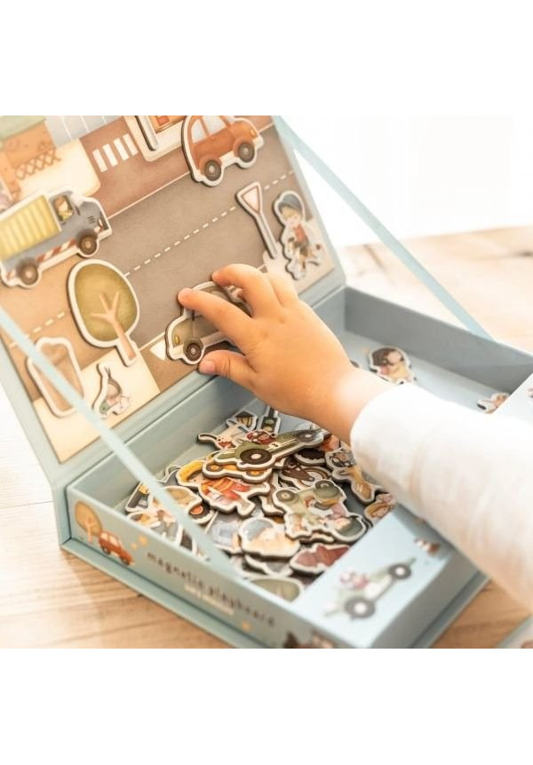 Juego Magnetico Vehiculos LITTLE DUTCH