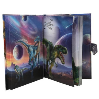 Diario con código y sonido Dino World BY DEPESCHE