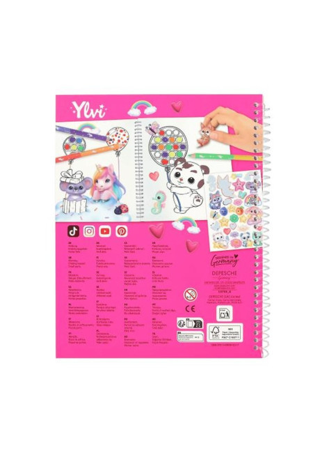 Ylvi Pop Paint libro para colorear BY DEPESCHE