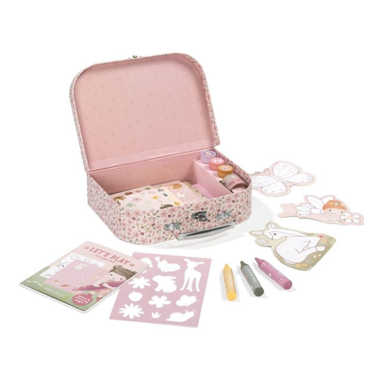 Maleta de creatividad  Rosa Fairy LITTLE DUTCH
