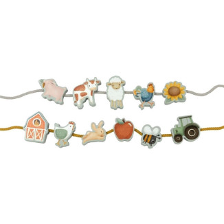 Figuras de madera para enlazar granja LITTLE DUTCH