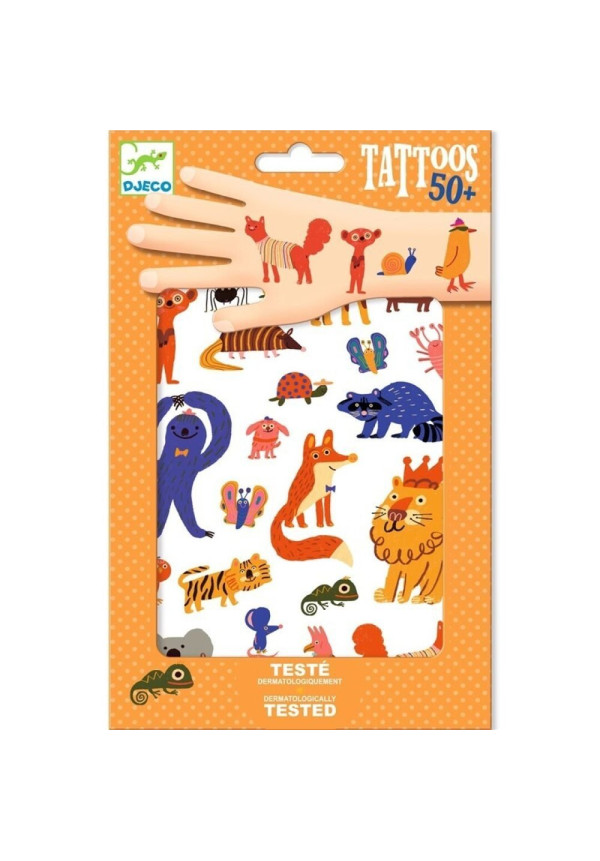 Tatuajes Animales divertidos DJECO