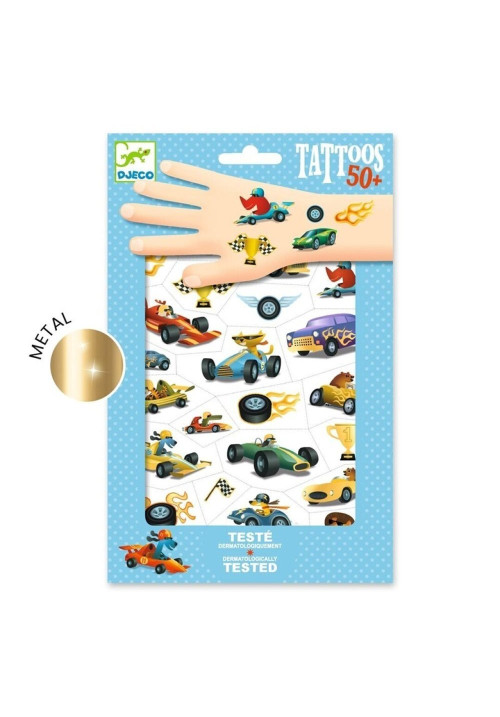 Tatuajes Bólidos DJECO