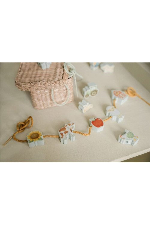 Figuras de madera para enlazar granja LITTLE DUTCH