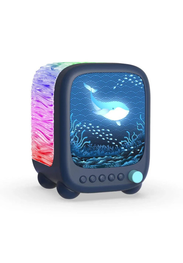 Lámpara Altavoz Proyector WAVY - Azul MOB 