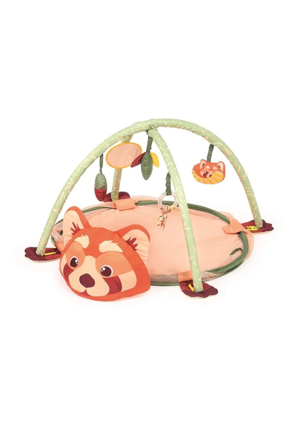 Gimnasio de Actividades y Piscina de Bolas Panda Rojo LUDI
