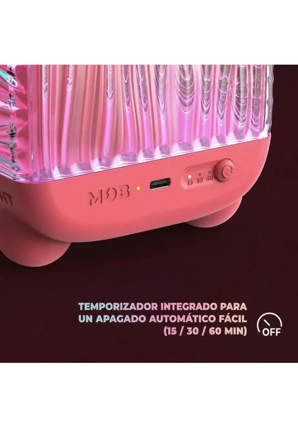 Lámpara Altavoz Proyector WAVY - Rosa MOB