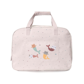 Bolso de Playa con Rejilla Mermaid Cats MONNEKA