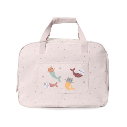 Bolso de Playa con Rejilla Mermaid Cats MONNEKA