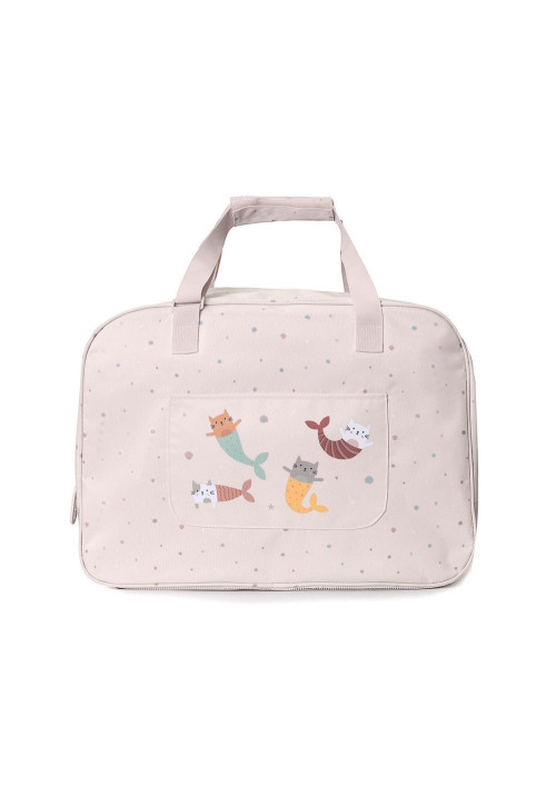 Bolso de Playa con Rejilla Mermaid Cats MONNEKA