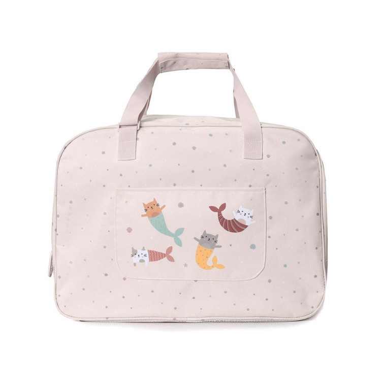 Bolso de Playa con Rejilla Mermaid Cats MONNEKA