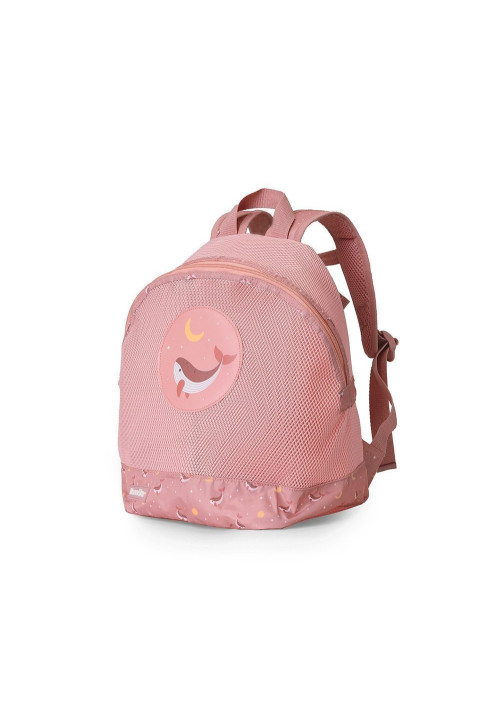 Mochila Infantil Antiarena Whale Pink MONNEKA