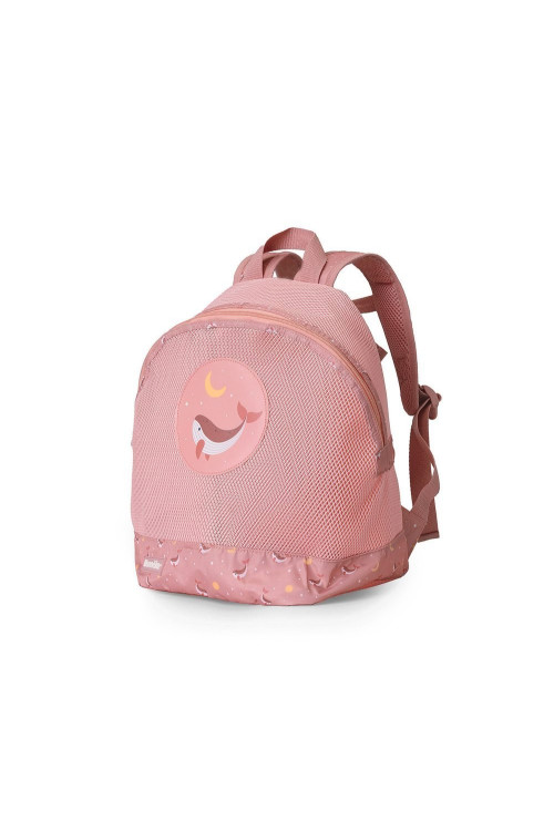 Mochila Infantil Antiarena Whale Pink MONNEKA