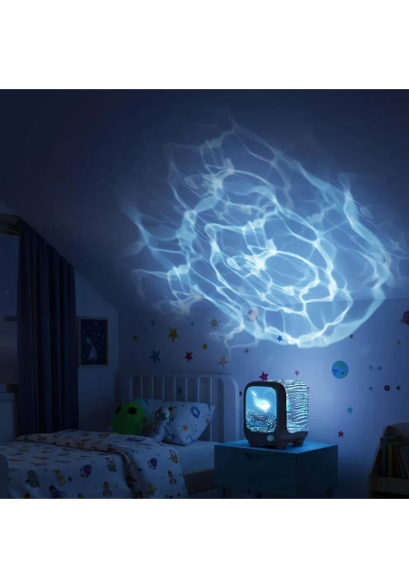 Lámpara Altavoz Proyector WAVY - Azul MOB 