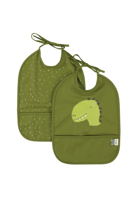 Babero impermeable 2-pack - Mr. Dino