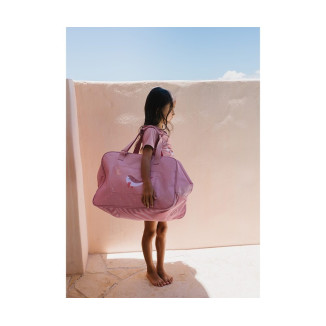 Bolso de Playa con Rejilla Whale Pink MONNEKA