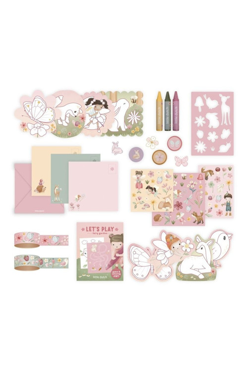 Maleta de creatividad  Rosa Fairy LITTLE DUTCH